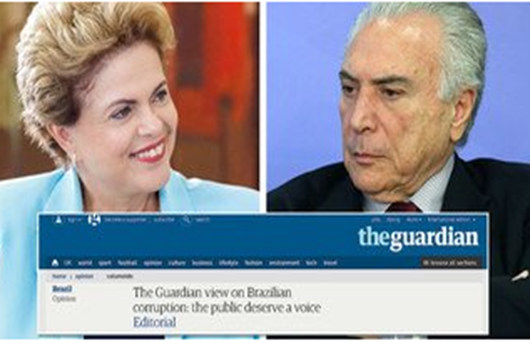 Guardian defende diretas e diz que o povo brasileiro merece ter voz