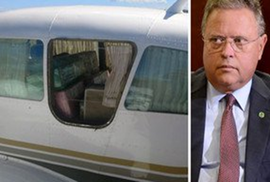 Avião com 500 kg de cocaína decolou da fazenda de Blairo, ministro de Temer