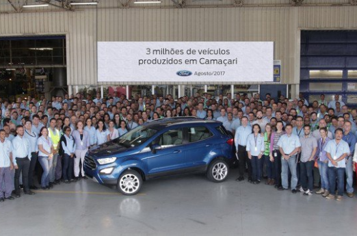 Ford celebra 3 milhões de carros produzidos na Bahia