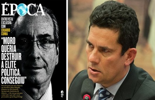 Cunha diz que Moro destruiu a elite política do País