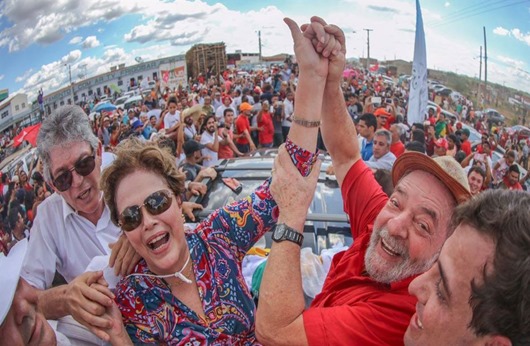 Lula estará nas eleições de 2018, vivo ou morto, diz Dilma