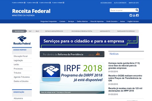 site_receita_federal_Agência Brasil