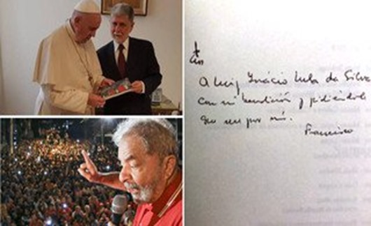 Papa Francisco_carta_benção a Lula