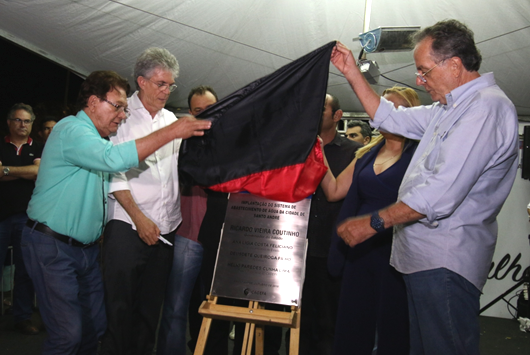 Ricardo Coutino_entrega-sistema de abastecimento de água de Santo André