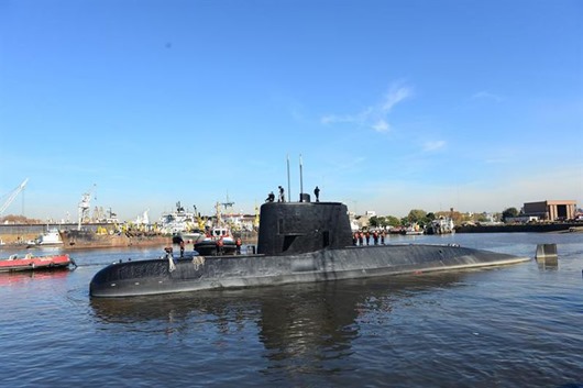 submarino-ara-san-juan-Arquivo-Divulgação-marainha da Argentina
