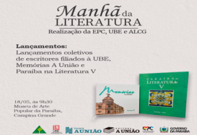 Em Campina Grande: evento promove ‘Manhã da Literatura’ neste sábado