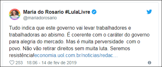 Maria do Rosário-Twitter