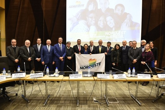 Na França, governadores do Nordeste apresentam oportunidades de negócios a 40 empresas