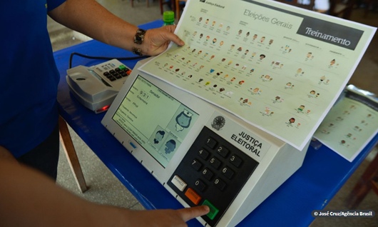 urna eletrônica-Agência Brasil