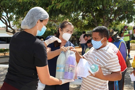 Testagem Covid-19_vacinação_ entrega de kits de higiene 1_Secretaria de Saúde de Princesa Isabel