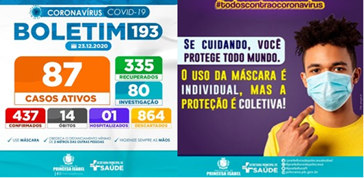 BOLETIM COVID-19_CAMPANHA PREVENTIVA_SECRETARIA DE SAÚDE DE PRINCESA ISABEL