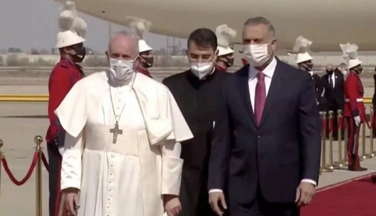 chegada_Papa Francisco_Iraque