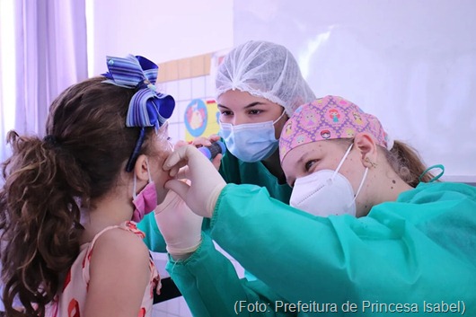 ação de saúde bucal-rede de ensino de Princesa Isabel